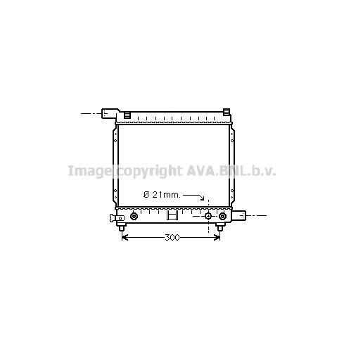 Слика на Воден радиатор (ладник) AVA QUALITY COOLING MS2137