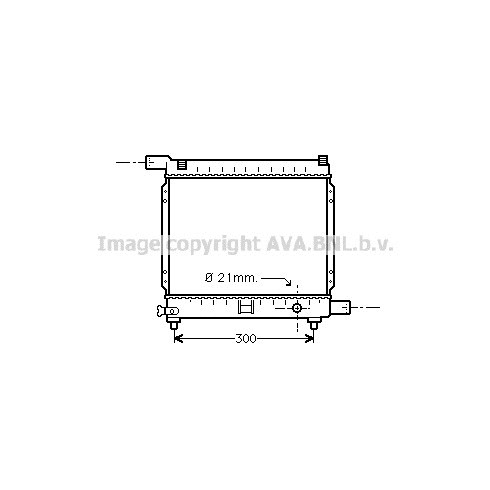 Слика на Воден радиатор (ладник) AVA QUALITY COOLING MS2179