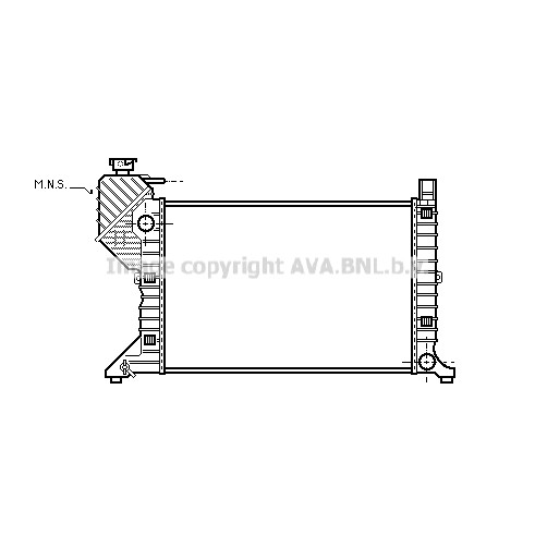 Слика на Воден радиатор (ладник) AVA QUALITY COOLING MSA2181