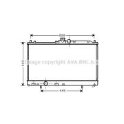 Слика 1 на Воден радиатор (ладник) AVA QUALITY COOLING MT2195