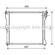 Слика 1 $на Воден радиатор (ладник) AVA QUALITY COOLING MT2243