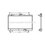 Слика 1 $на Воден радиатор (ладник) AVA QUALITY COOLING MZA2066