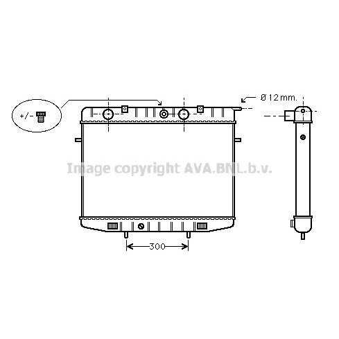 Слика на Воден радиатор (ладник) AVA QUALITY COOLING OL2175