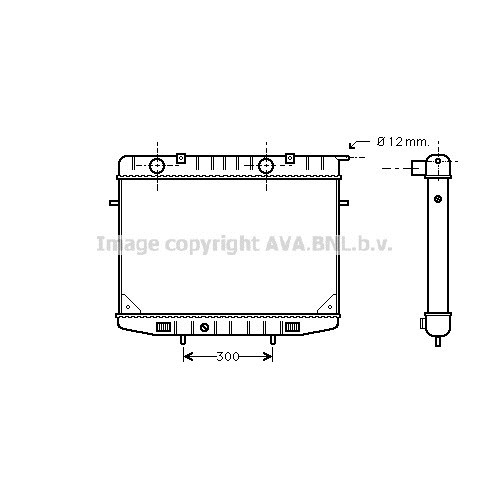 Слика на Воден радиатор (ладник) AVA QUALITY COOLING OL2188