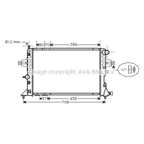 Слика на Воден радиатор (ладник) AVA QUALITY COOLING OL2253