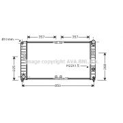 Слика 1 на Воден радиатор (ладник) AVA QUALITY COOLING OL2284