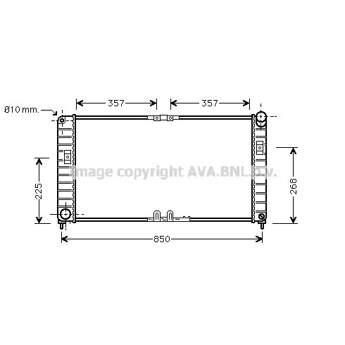 Слика на Воден радиатор (ладник) AVA QUALITY COOLING OL2332