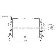 Слика 1 на Воден радиатор (ладник) AVA QUALITY COOLING OL2490