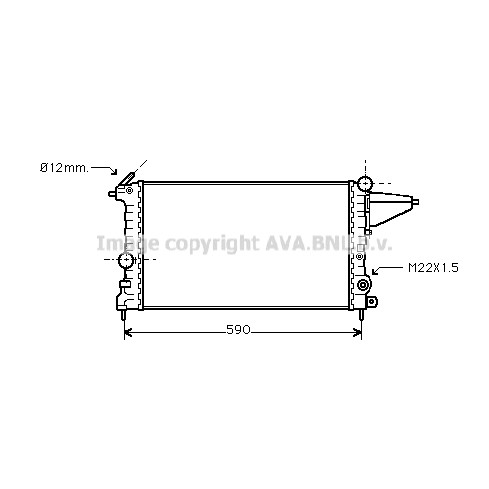 Слика на Воден радиатор (ладник) AVA QUALITY COOLING OLA2161