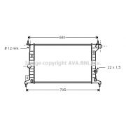 Слика 1 на Воден радиатор (ладник) AVA QUALITY COOLING OLA2242