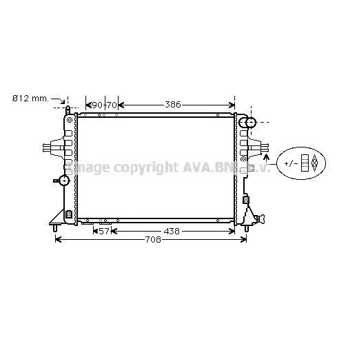 Слика на Воден радиатор (ладник) AVA QUALITY COOLING OLA2252