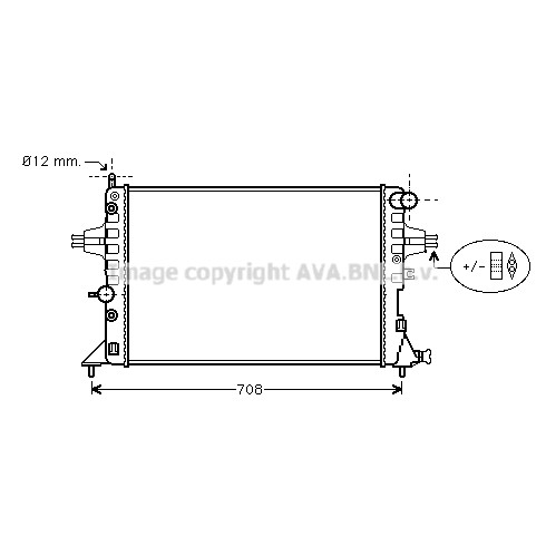 Слика на Воден радиатор (ладник) AVA QUALITY COOLING OLA2254