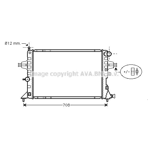 Слика на Воден радиатор (ладник) AVA QUALITY COOLING OLA2293