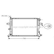 Слика 1 $на Воден радиатор (ладник) AVA QUALITY COOLING OLA2293