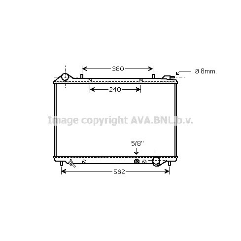 Слика на Воден радиатор (ладник) AVA QUALITY COOLING OLA2441