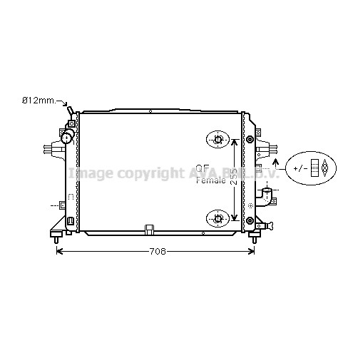 Слика на Воден радиатор (ладник) AVA QUALITY COOLING OLA2460