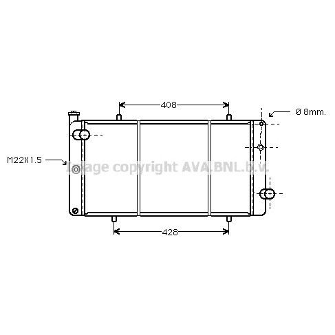 Слика на Воден радиатор (ладник) AVA QUALITY COOLING PE2080