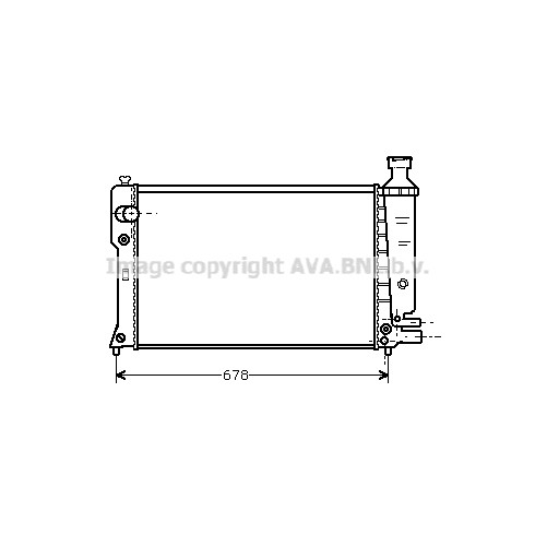 Слика на Воден радиатор (ладник) AVA QUALITY COOLING PE2097