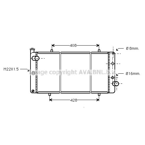 Слика на Воден радиатор (ладник) AVA QUALITY COOLING PE2105