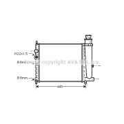 Слика 1 $на Воден радиатор (ладник) AVA QUALITY COOLING PE2116