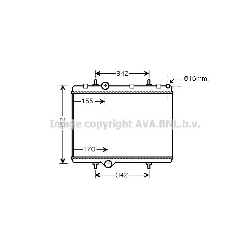 Слика на Воден радиатор (ладник) AVA QUALITY COOLING PE2281