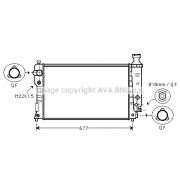 Слика 1 $на Воден радиатор (ладник) AVA QUALITY COOLING PEA2125