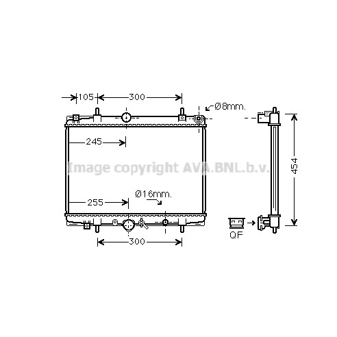 Слика на Воден радиатор (ладник) AVA QUALITY COOLING PEA2200