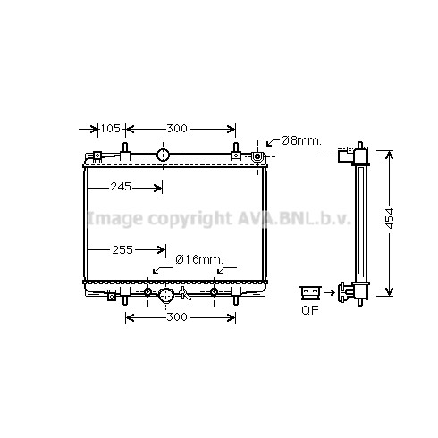 Слика на Воден радиатор (ладник) AVA QUALITY COOLING PEA2201