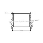 Слика 1 $на Воден радиатор (ладник) AVA QUALITY COOLING RT2158