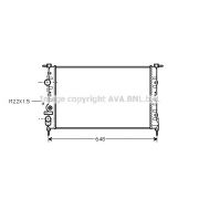 Слика 1 на Воден радиатор (ладник) AVA QUALITY COOLING RT2198