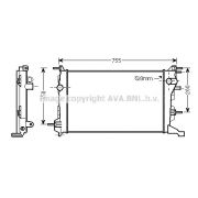 Слика 1 на Воден радиатор (ладник) AVA QUALITY COOLING RT2410