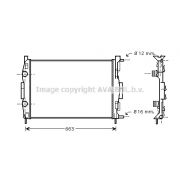 Слика 1 на Воден радиатор (ладник) AVA QUALITY COOLING RTA2308