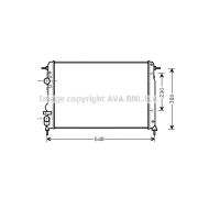 Слика 1 на Воден радиатор (ладник) AVA QUALITY COOLING RTA2312