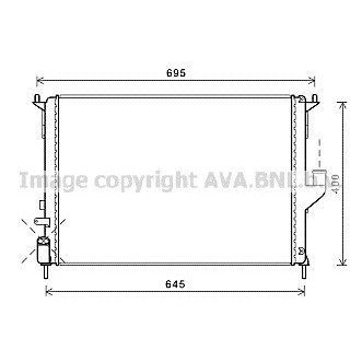 Слика на Воден радиатор (ладник) AVA QUALITY COOLING RTA2477