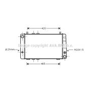 Слика 1 $на Воден радиатор (ладник) AVA QUALITY COOLING SA2002