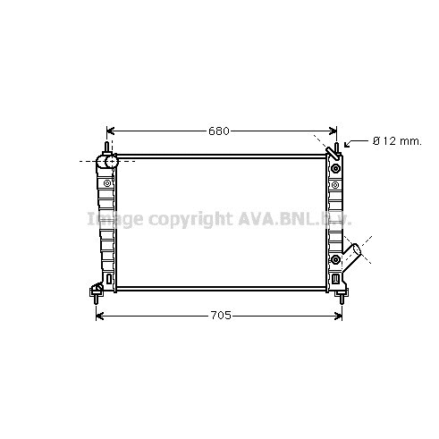 Слика на Воден радиатор (ладник) AVA QUALITY COOLING SB2062