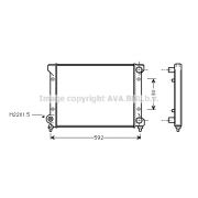 Слика 1 на Воден радиатор (ладник) AVA QUALITY COOLING ST2033