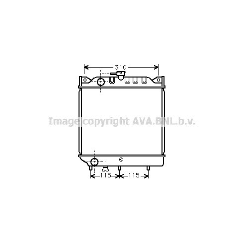 Слика на Воден радиатор (ладник) AVA QUALITY COOLING SZ2006