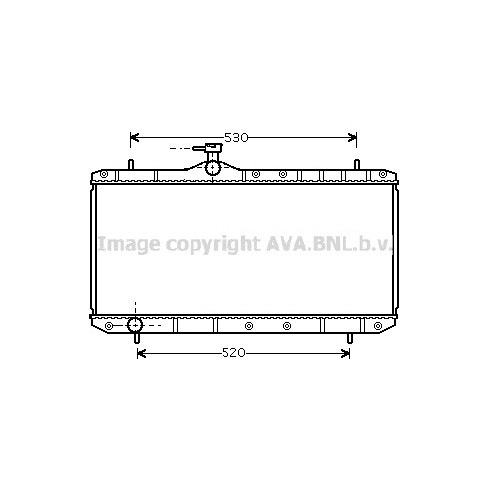 Слика на Воден радиатор (ладник) AVA QUALITY COOLING SZ2062