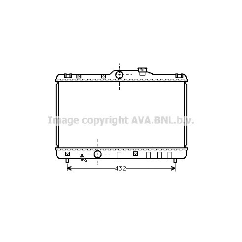 Слика на Воден радиатор (ладник) AVA QUALITY COOLING TO2140