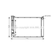 Слика 1 $на Воден радиатор (ладник) AVA QUALITY COOLING TO2343