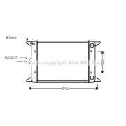 Слика 1 $на Воден радиатор (ладник) AVA QUALITY COOLING VN2023