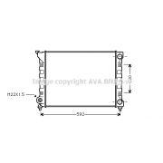 Слика 1 $на Воден радиатор (ладник) AVA QUALITY COOLING VN2071