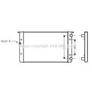 Слика 1 $на Воден радиатор (ладник) AVA QUALITY COOLING VNA2105