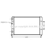 Слика 1 на Воден радиатор (ладник) AVA QUALITY COOLING VNA2115