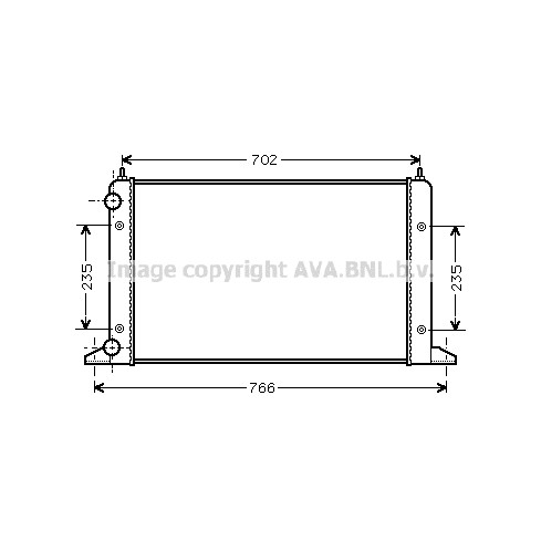 Слика на Воден радиатор (ладник) AVA QUALITY COOLING VNA2133