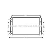 Слика 1 $на Воден радиатор (ладник) AVA QUALITY COOLING VNA2133