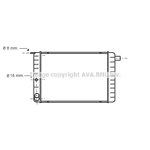 Слика на Воден радиатор (ладник) AVA QUALITY COOLING VO2004