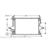 Слика 1 $на Воден радиатор (ладник) AVA QUALITY COOLING VO2117