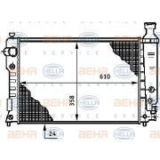 Слика 1 $на Воден радиатор (ладник) BEHR HELLA SERVICE 8MK 376 708-681